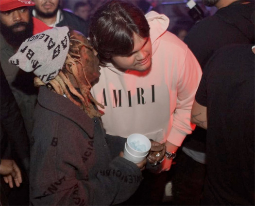 Lil Wayne Attends His Party At STORY Nightclub In Miami