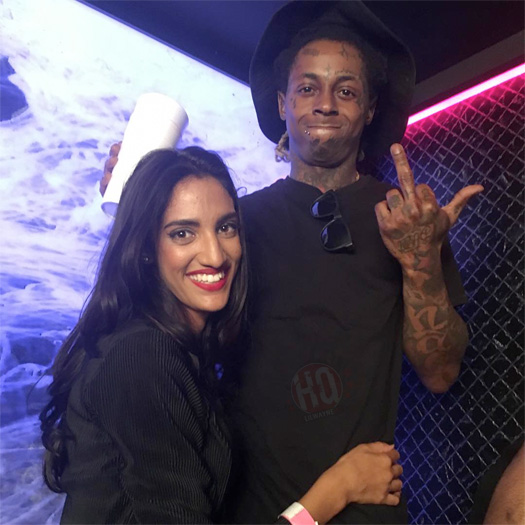 Lil Wayne Attends & Performs Live At Movida Nightclub In Dubai United Arab Emirates