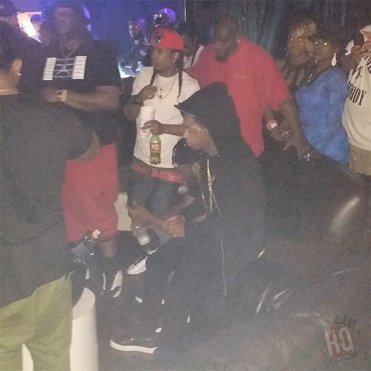 Lil Wayne Attends & Performs Live At Martinis Fine Food & Ultra Lounge In Alabama