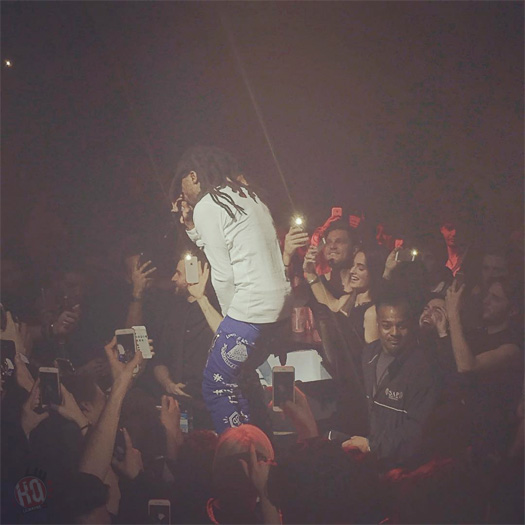 Lil Wayne Attends & Performs At Philipp Plein Fall Winter 2016 2017 Menswear Fashion Show In Milan