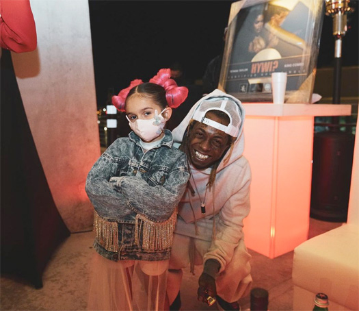 Lil Wayne Attends Teyana Taylor Dirty Thirty Birthday Bash In Miami