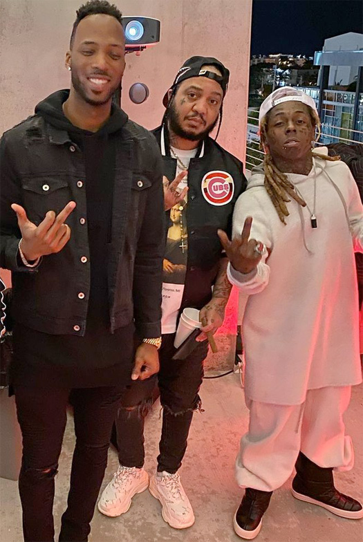 Lil Wayne Attends Teyana Taylor Dirty Thirty Birthday Bash In Miami