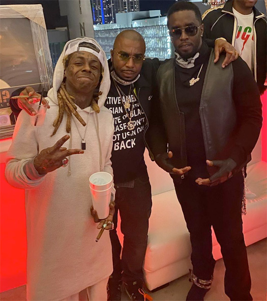 Lil Wayne Attends Teyana Taylor Dirty Thirty Birthday Bash In Miami