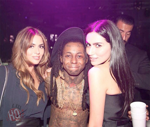 Lil Wayne Attends VIP Room Inside The JW Marriott Marquis Hotel In Dubai United Arab Emirates