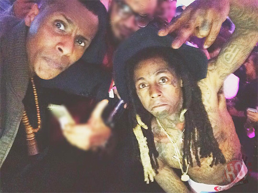 Lil Wayne Attends VIP Room Inside The JW Marriott Marquis Hotel In Dubai United Arab Emirates