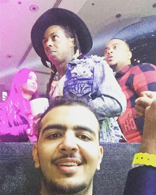 Lil Wayne Attends VIP Room Inside The JW Marriott Marquis Hotel In Dubai United Arab Emirates