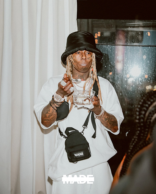 Lil Wayne Attends Winnie Harlow 27th Birthday Bash In Los Angeles