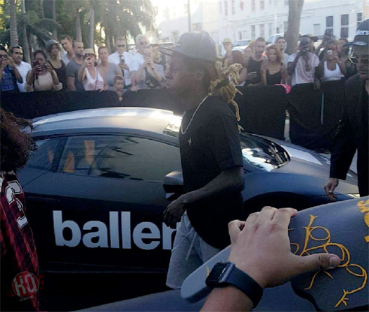 Lil Wayne Attends Ballers Season 2 Premiere In Miami
