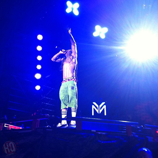 Lil Wayne Performs Live In Bangor On Americas Most Wanted Tour