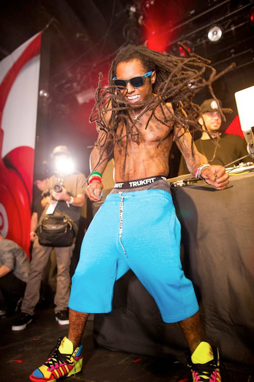 Pictures Of Lil Wayne Performing At Beats By Dre Party In Los Angeles