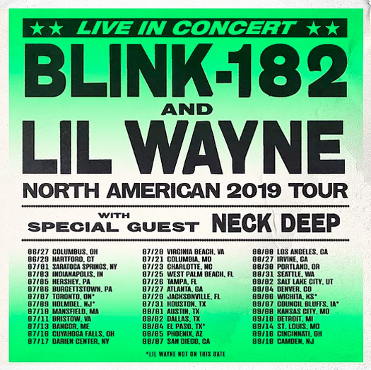 Lil Wayne & Blink-182 To Co-Headline A Tour Together