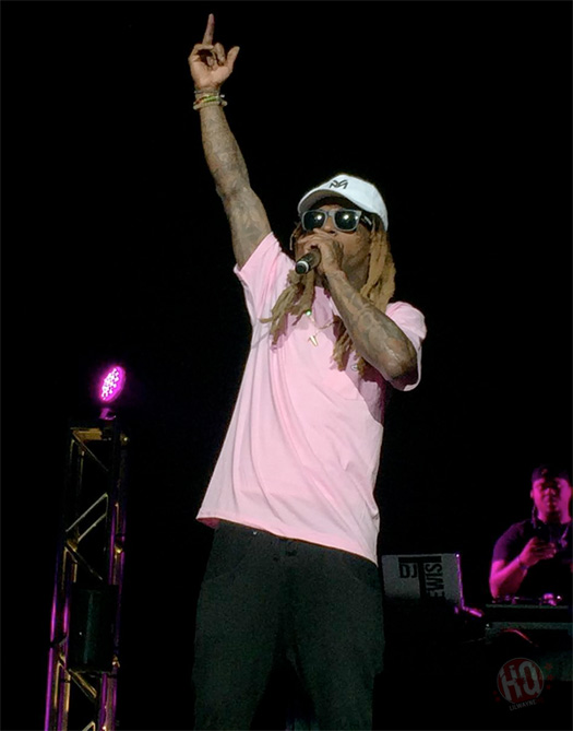 Lil Wayne Debuts New Look & Performs Live At The 2016 Quad City Summer Jam In Illinois