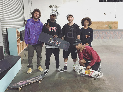 Lil Wayne Hits Up Brandon Biebel Private Skatepark In California
