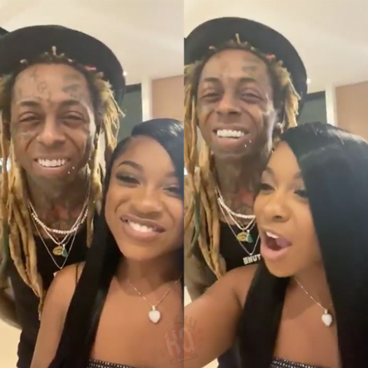Lil Wayne Brings In The New Year With His Kids & Fiance, Previews New Music