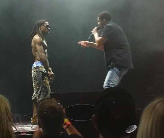 Lil Wayne Performs Live In Burgettstown Pennsylvania On His Joint Tour With Drake