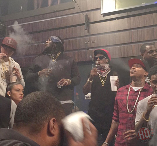 Lil Wayne Helps Celebrate Rick Ross Black Market Album Release At LIV With DJ Khaled & Adrien Broner