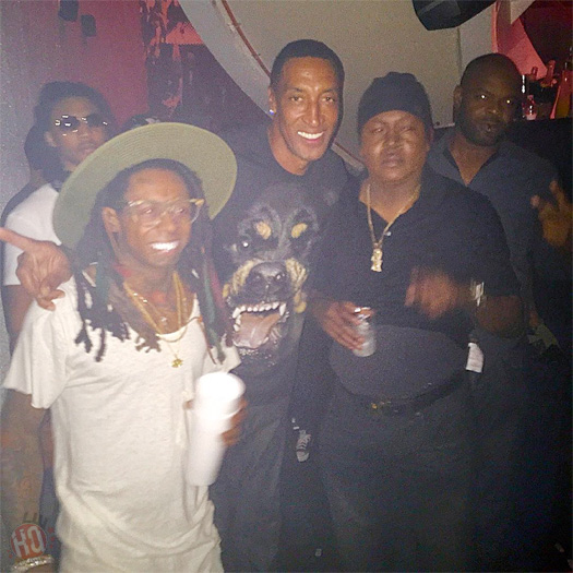 Lil Wayne Celebrates His 33rd Birthday At LIV Nightclub In Miami With Trick Daddy & Scottie Pippen