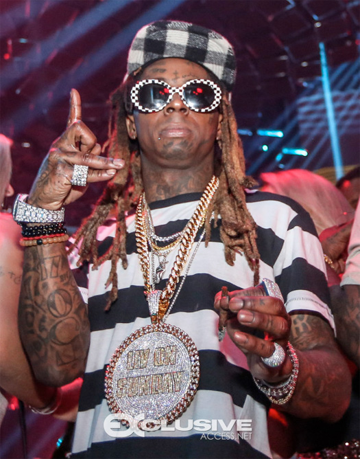 Lil Wayne Celebrates His 35th Birthday Early At LIV Nightclub With