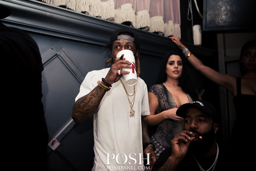 Lil Wayne Celebrates Cinco De Mayo At IVY Nightclub In Miami With His Young Money Artists