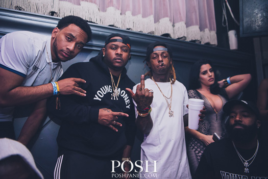 Lil Wayne Celebrates Cinco De Mayo At IVY Nightclub In Miami With His Young Money Artists