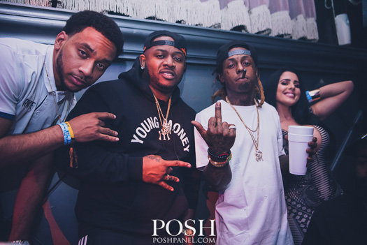 Lil Wayne Celebrates Cinco De Mayo At IVY Nightclub In Miami With His Young Money Artists