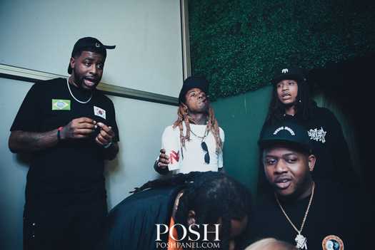 Lil Wayne Celebrates Independence Day Weekend At IVY Nightclub In Miami With His Young Money Artists