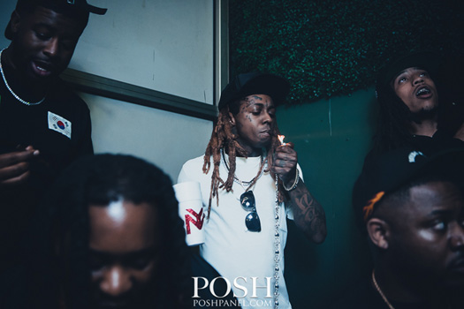 Lil Wayne Celebrates Independence Day Weekend At IVY Nightclub In Miami With His Young Money Artists