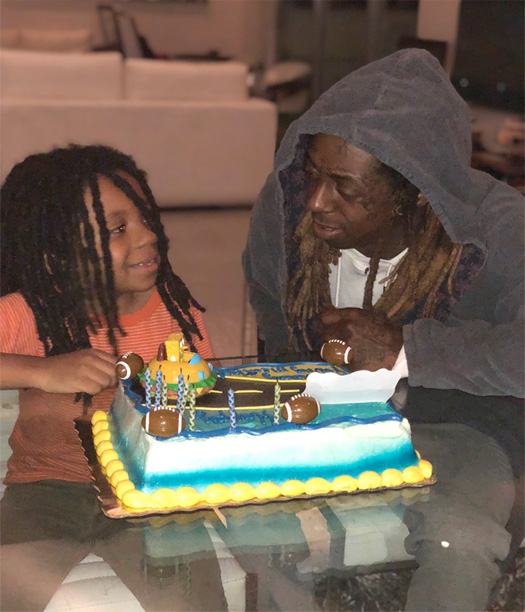 Lil Wayne Celebrates Hid Kids Reginae & Neal Carter Birthdays Early