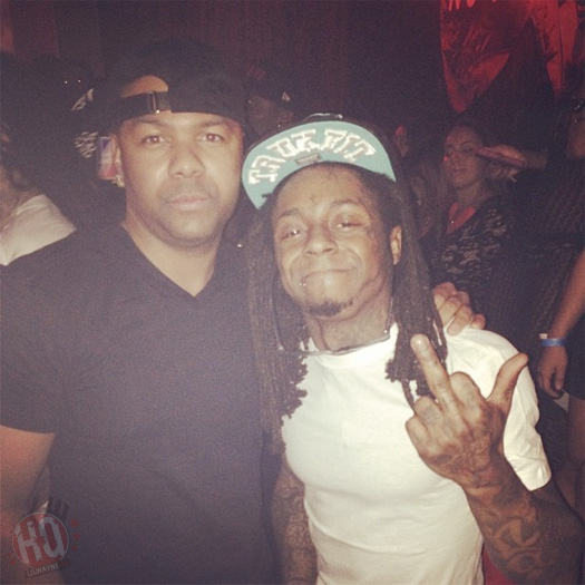 Lil Wayne Celebrates New Year's With Birdman At CAMEO In Miami