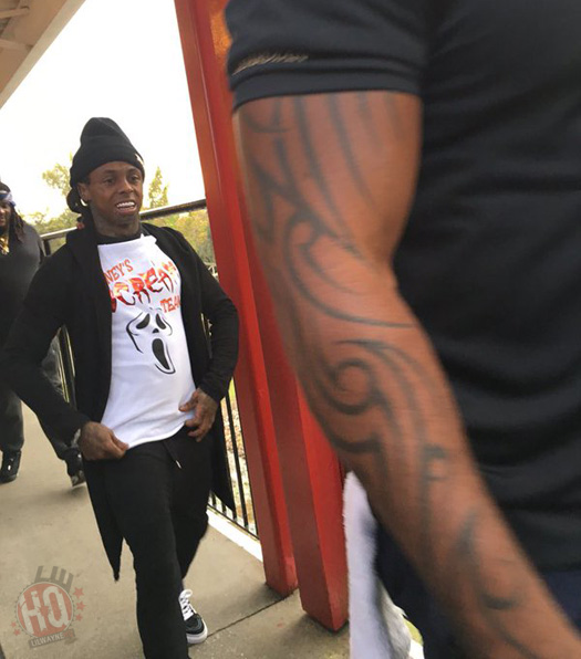 Lil Wayne Celebrates His Son Dwayne Michael Carter III 7th Birthday At Six Flags In Atlanta