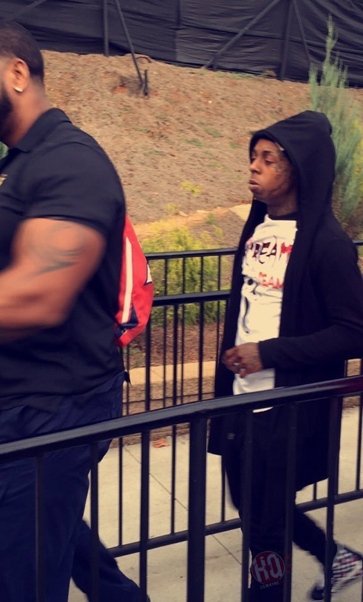 Lil Wayne Celebrates His Son Dwayne Michael Carter III 7th Birthday At Six Flags In Atlanta