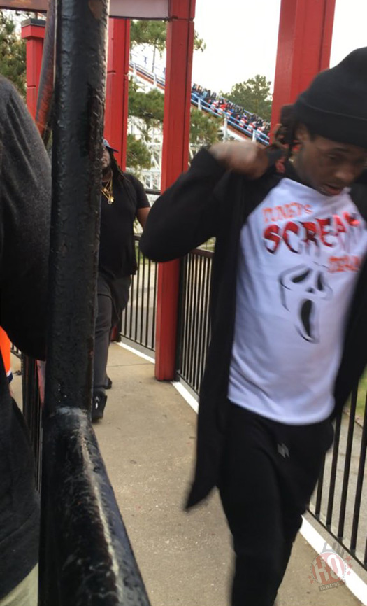 Lil Wayne Celebrates His Son Dwayne Michael Carter III 7th Birthday At Six Flags In Atlanta