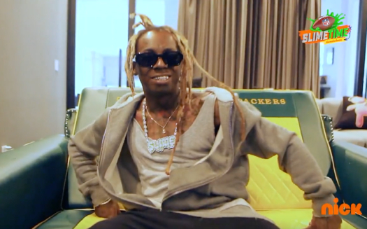Lil Wayne Takes Part In The Celebrity Pick Party On NFL Slimetime