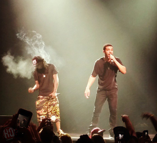 Lil Wayne & Drake Perform Live In Charlotte North Carolina On Their Joint Tour