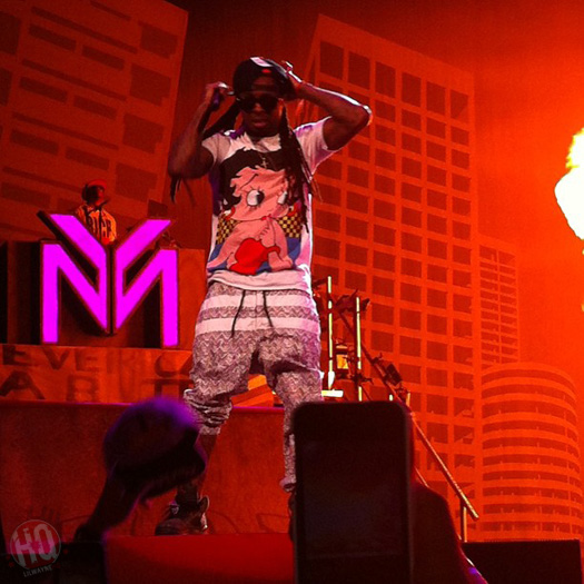 Lil Wayne Performs Live In Chicago On Americas Most Wanted Tour