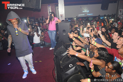 Lil Wayne Chills In VIP & Performs Live At Aqua Nightclub & Lounge In Jacksonville