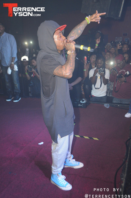 Lil Wayne Chills In VIP & Performs Live At Aqua Nightclub & Lounge In Jacksonville