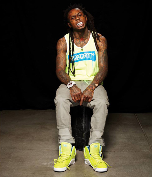 Lil Wayne Highlighter Yellow & Turquoise Chimera Sneakers Now Available To Buy