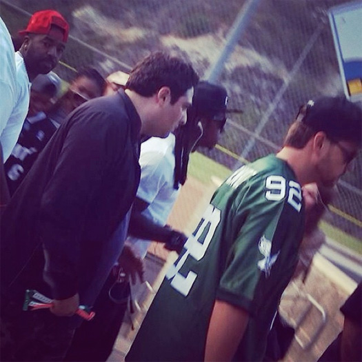 Lil Wayne Attends Chris Brown Kickn It For Charity Celebrity Kickball Game In Glendale