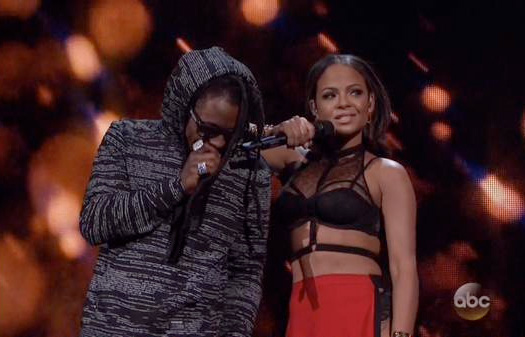 Lil Wayne & Christina Milian Debut Start A Fire At The 2014 American Music Awards