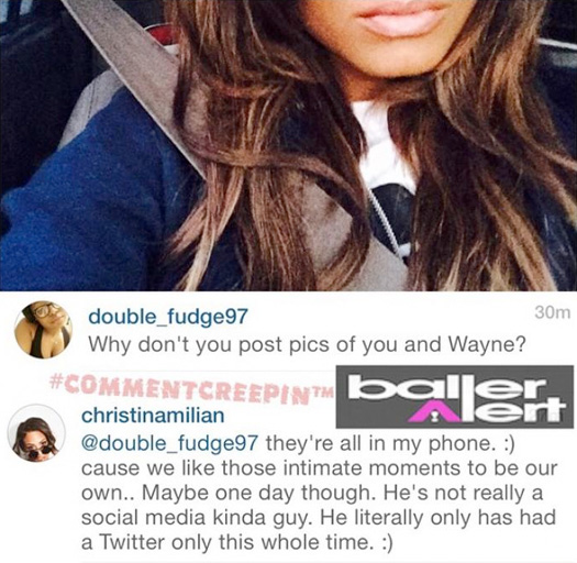 Christina Milian Lil Wayne Social Media