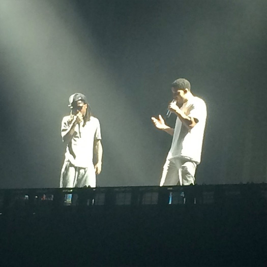 Lil Wayne Performs Live In Cincinnati Ohio On His Joint Tour With Drake