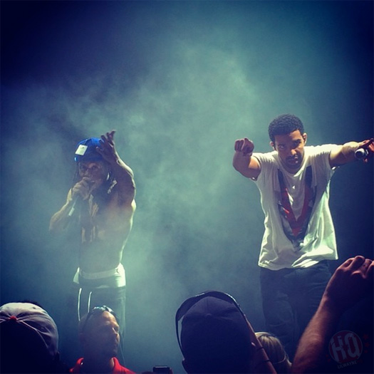 Lil Wayne Performs Live In Clarkston Michigan On His Joint Tour With Drake