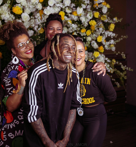 Lil Wayne Holds A Class Of 2000 Reunion With Former McMain High School Classmates