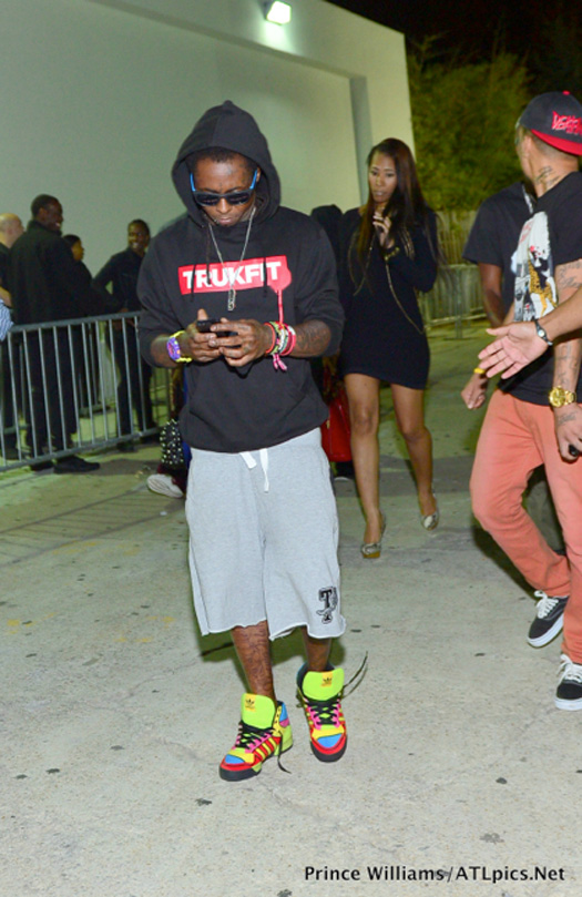 Lil Wayne Parties At Club Compound In Atlanta