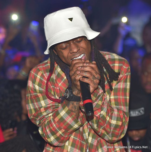 Lil Wayne Parties At Compound Nightclub In Atlanta Before His Tour Bus Gets Shot At