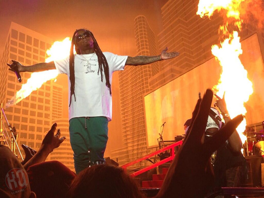 Lil Wayne Performs Live In Concord On Americas Most Wanted Tour