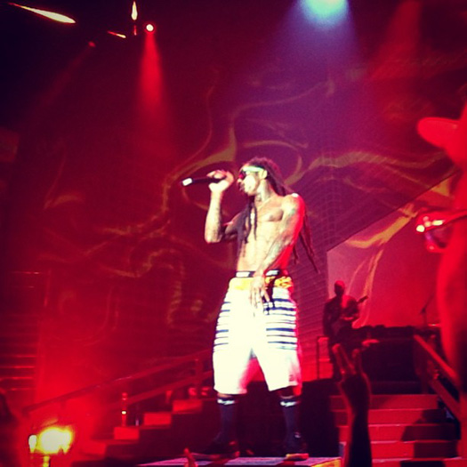 Lil Wayne Performs Live In Concord On Americas Most Wanted Tour