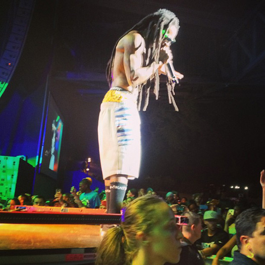 Lil Wayne Performs Live In Concord On Americas Most Wanted Tour