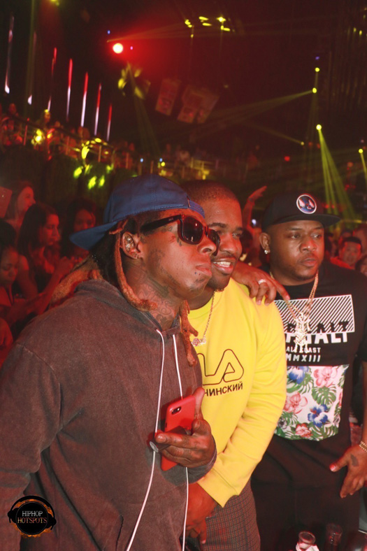 Lil Wayne Parties At Copa Room In Miami With ASAP Ferg